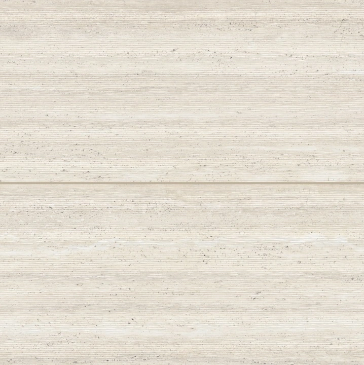 Sensi Roma 24" x 48" Satin Porcelain Wave Deco in Ivory