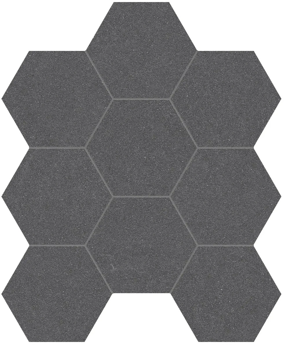 Flint Hexagon Mosaic
