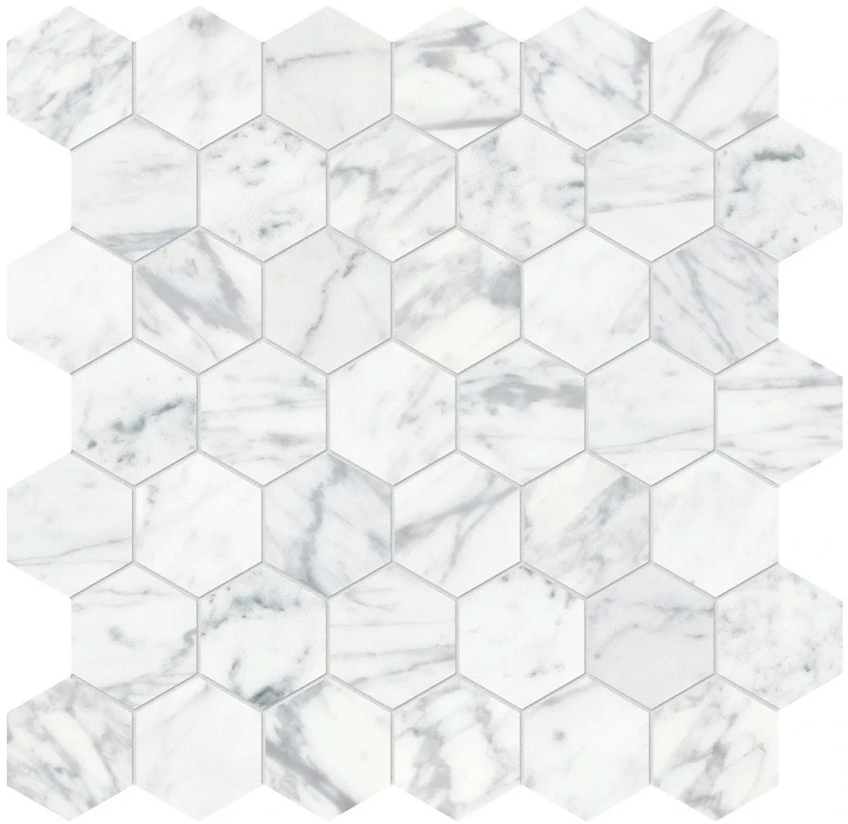 Virtue Bianco Hexagon Mosaic