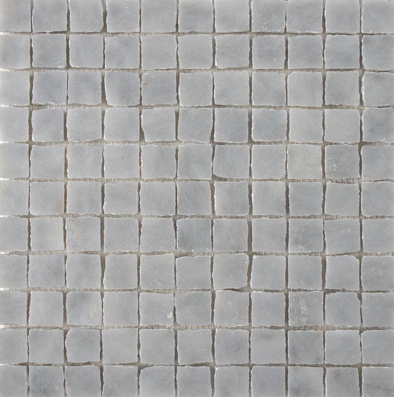 Allure Light Polished Hand Clipped 1x1 Marble Mosaic