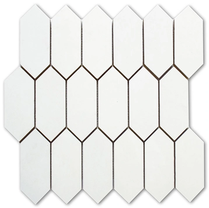Alpine Polished Picket Porcelain Mosaic - porcelain tile Alpine ...