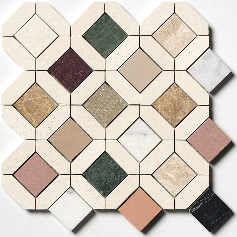 Blend Honed Louna Marble Mosaic
