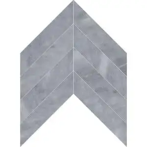 Allure Light Polished Chevron Waterjet Marble Mosaic
