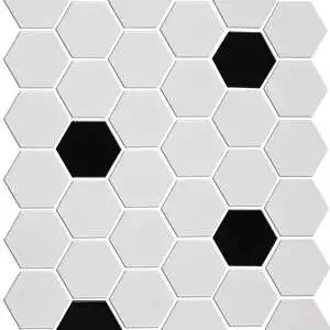 Alpine Matte Hexagon 2 Porcelain Mosaic