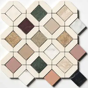 Blend Honed Louna Marble Mosaic