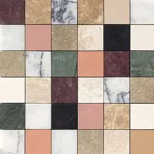 Blend Honed San Tropez Marble Mosaic Floor Tile