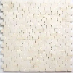 Calacatta Amber Honed Broken Joint Marble Mosaic