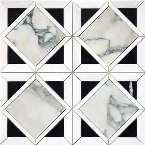 Calacatta Green Honed Kent Marble Mosaic