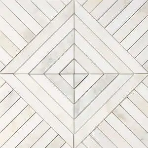 Calacatta Renaissance Honed Ponte Marble Mosaic