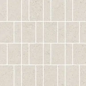 Levee White Mosaic Rectangles
