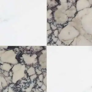 Calacatta Bella, Calacatta Picasso Honed Checkerboard Pattern