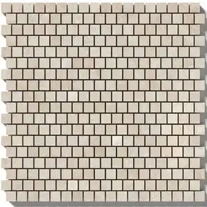 Delano Honed Staggered Joint 5/8x5/8 Marble Mosaic