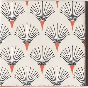Fanned Matte Glazed Terracotta Tile