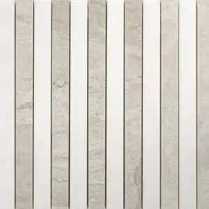 Diana Royal, Thassos Honed Mod Stripes Marble Mosaic