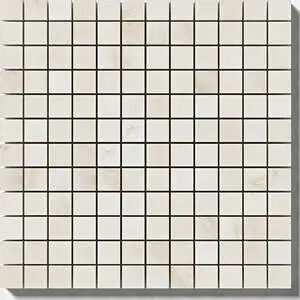 Calacatta Amber Honed 1x1 Marble Mosaic