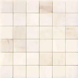Calacatta Amber Honed 2x2 Marble Mosaic