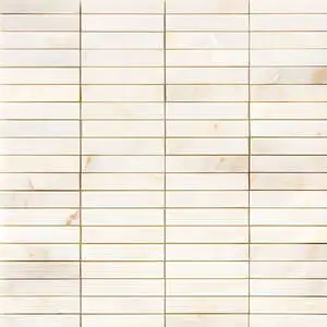 Calacatta Amber Honed 5/8x3 Marble Mosaic