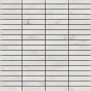 Glacier Honed 5/8x3 Marble Mosaic