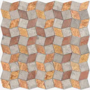 Beja Honed Limestone Mosaic