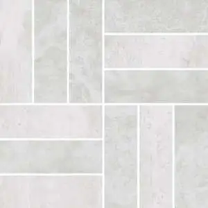 Ivory Basketweave Mosaic