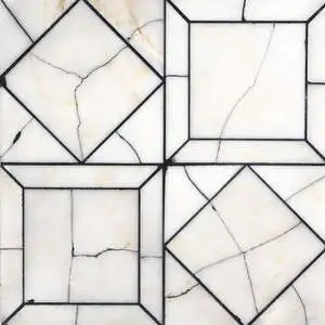 Calacatta Amber Honed Palazzo Li Antica Marble Mosaic
