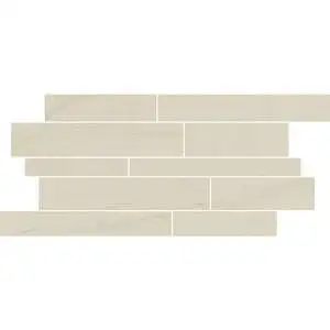 Wander White Random Stack Mosaic