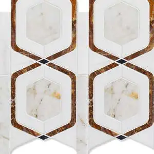 Afyon Gold, Golden Onyx, Snow White Multi Finish Glenn Marble