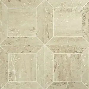 Roman Honed Cassettoni Travertine Mosaic