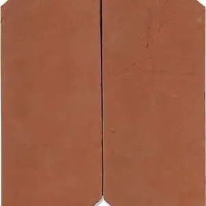 Hand Made Matte Chevron Terracotta Tile