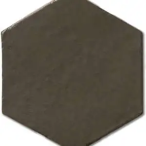 Olivin Matte Hexagon 5 Glazed Terracotta Tile