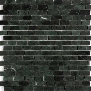 Verde Lucia Honed Broken Joint Marble Mosaic