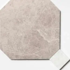 Glacier, Silver Shadow Tumbled Marble Tile