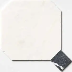 Black, Calacatta Amber Tumbled Marble Tile