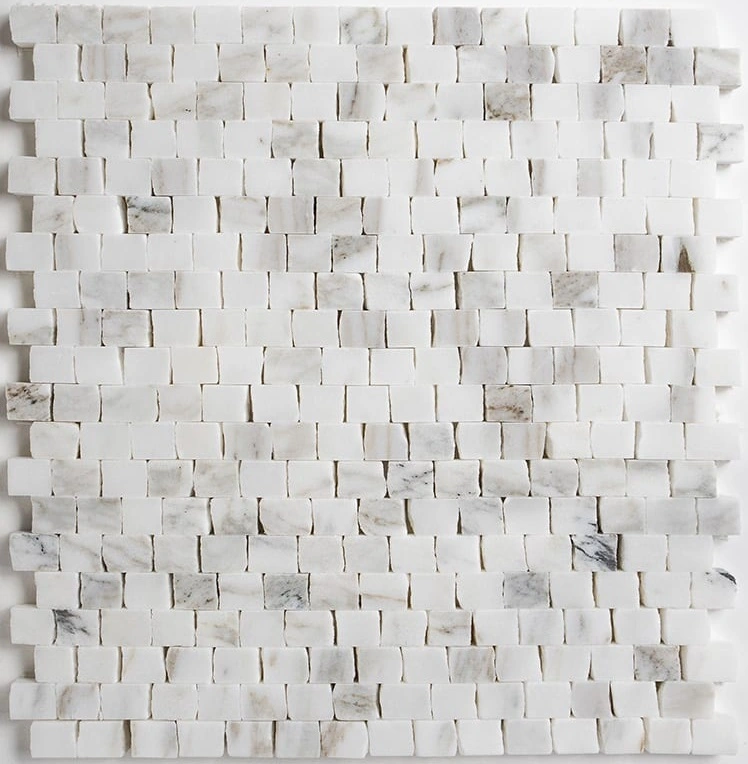 Calacatta Gold Royal Honed Broken Joint Marble Mosaic