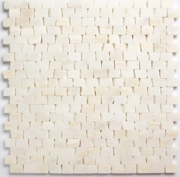 Calacatta Amber Honed Broken Joint Marble Mosaic