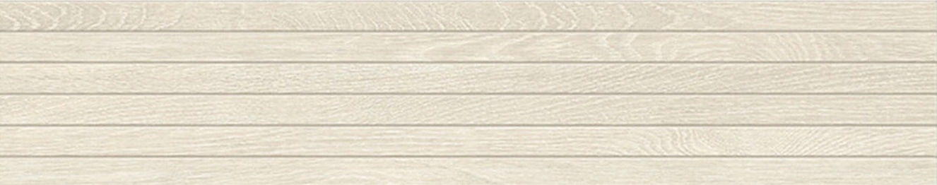 Birch Matte Groove Wood Look Porcelain Mosaic