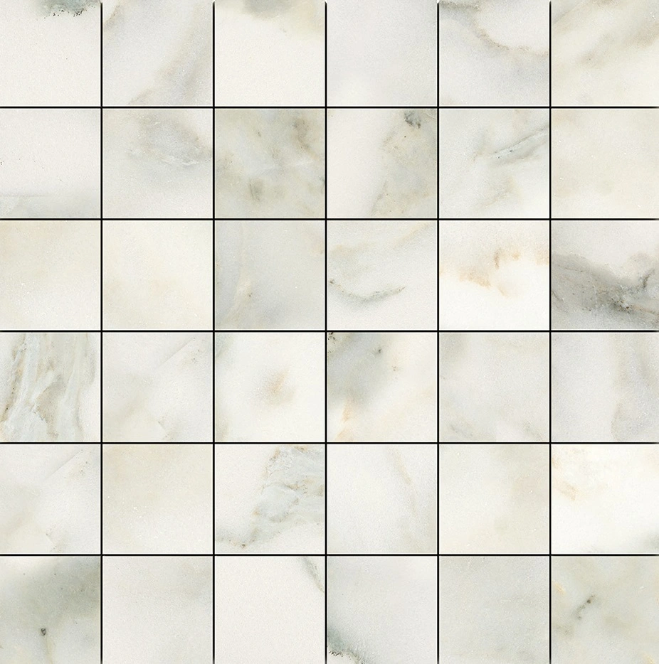 Calacatta Renaissance Honed 2x2 Marble Mosaic