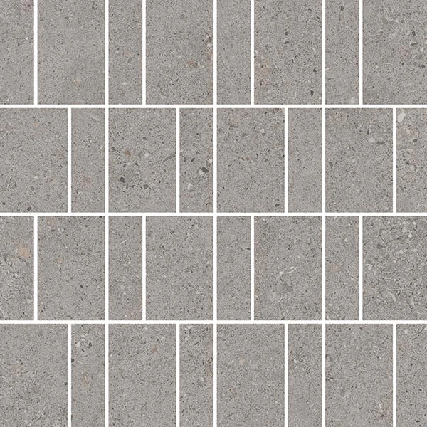 French Gray Mosaic Rectangles