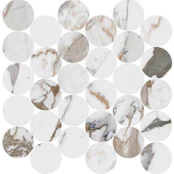 Breccia Capraia Circle Mosaic