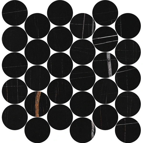 Sahara Noir Circle Mosaic