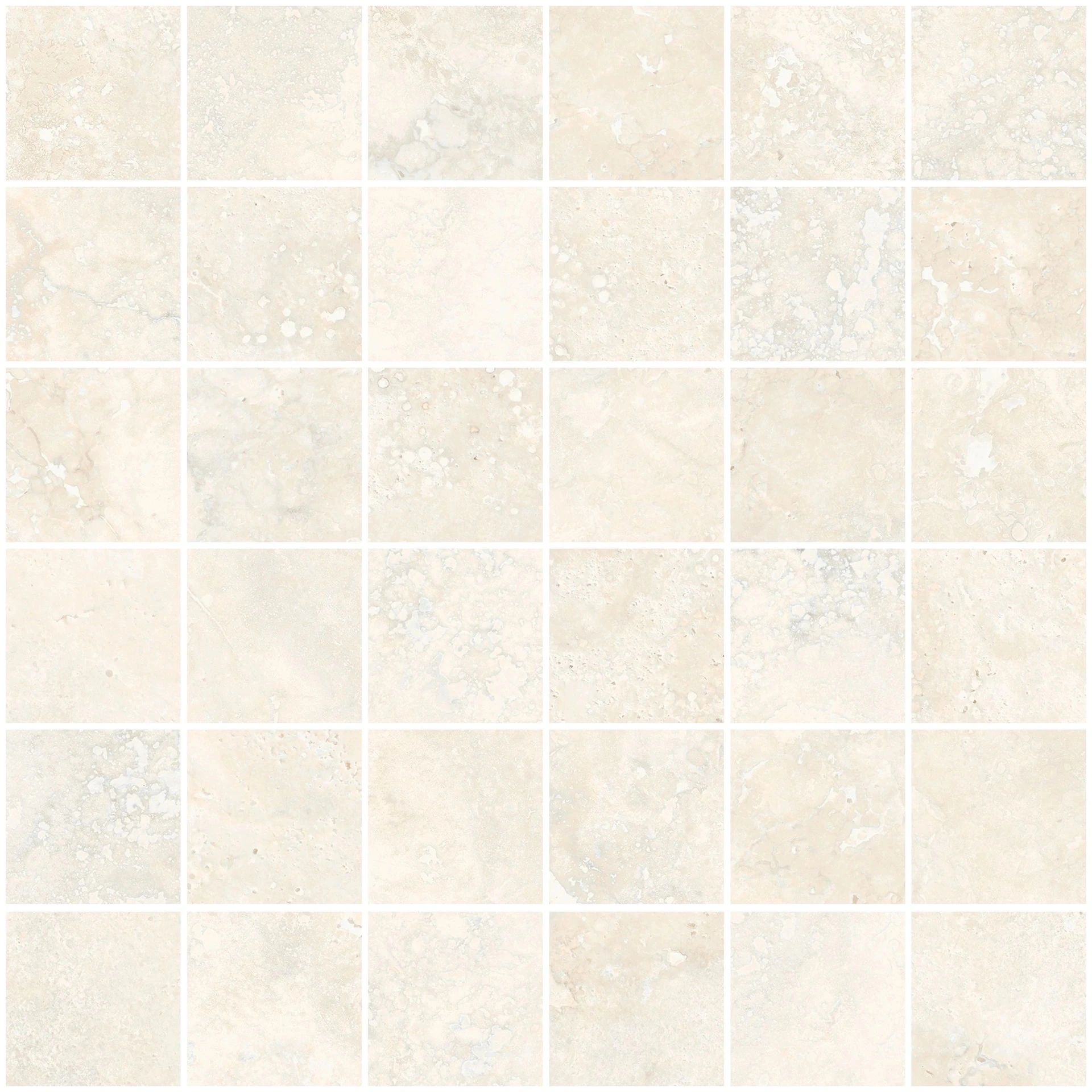 Mosaico Invictus Cross White