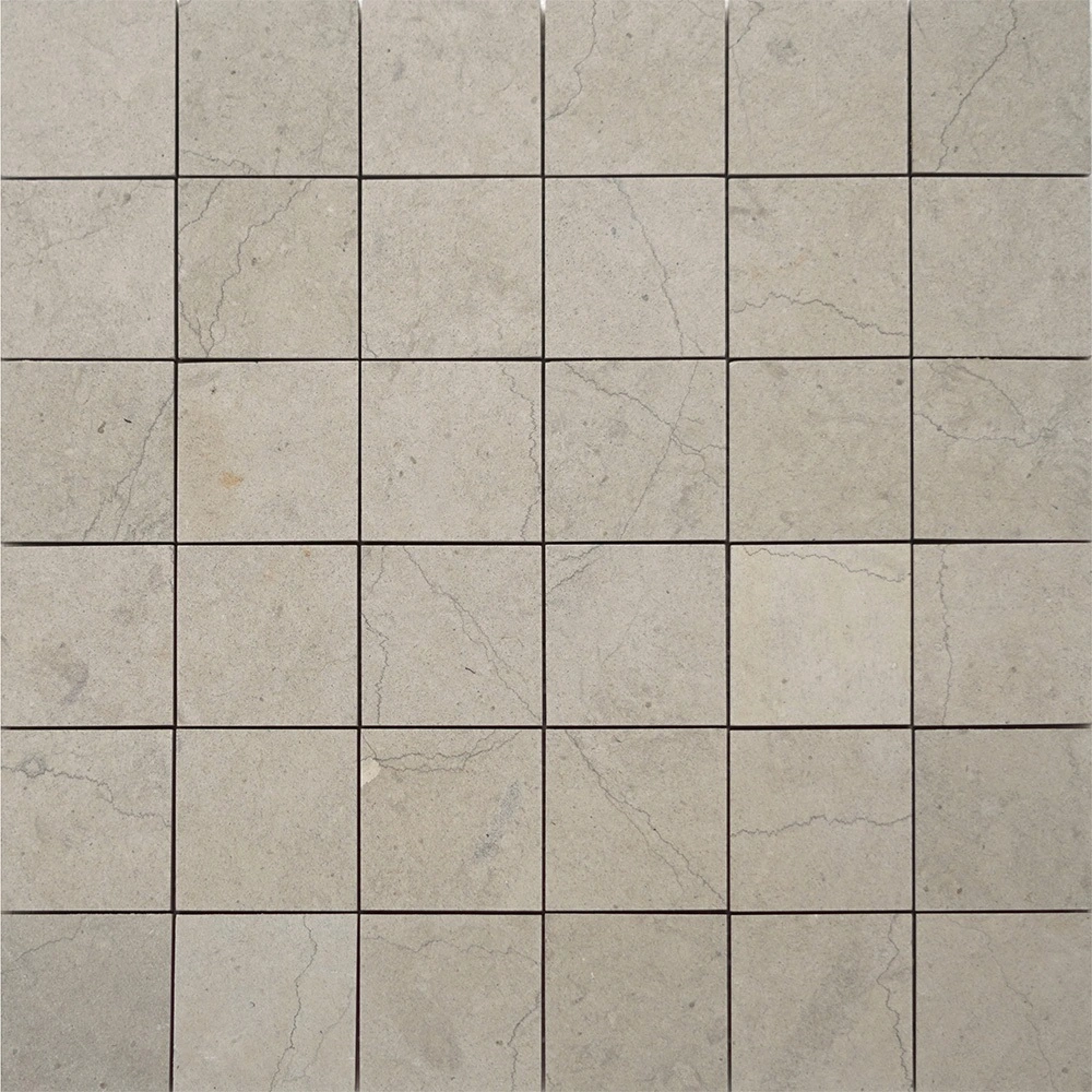 Britannia Light Honed 2x2 Limestone Mosaic