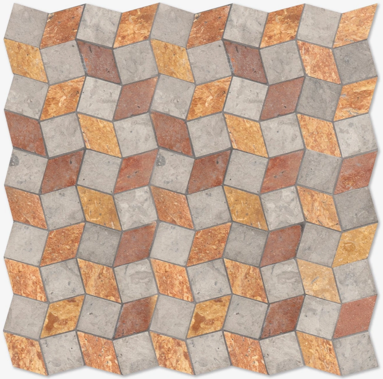 Beja Honed Limestone Mosaic