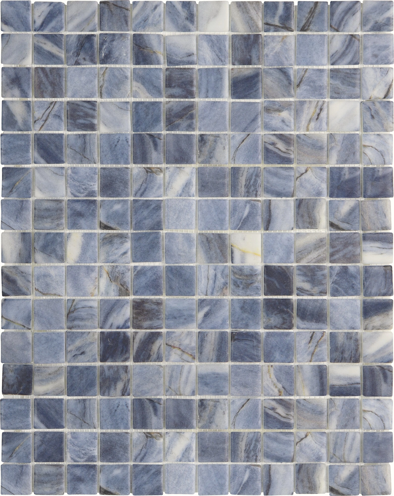 Glass Mosaic Ocean Blue Oxid