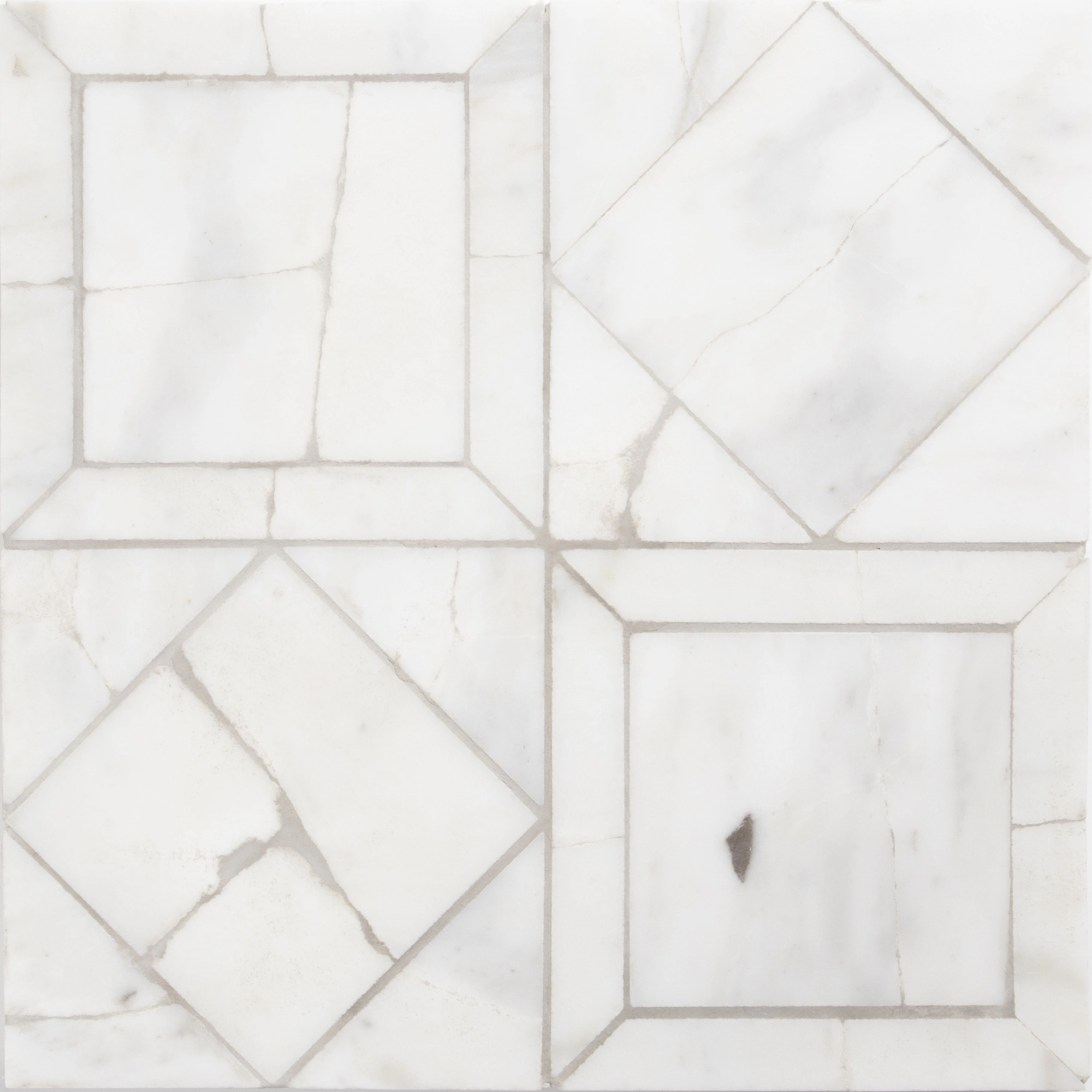 Calacatta Gold Royal Honed Palazzo Li Antica Marble Mosaic