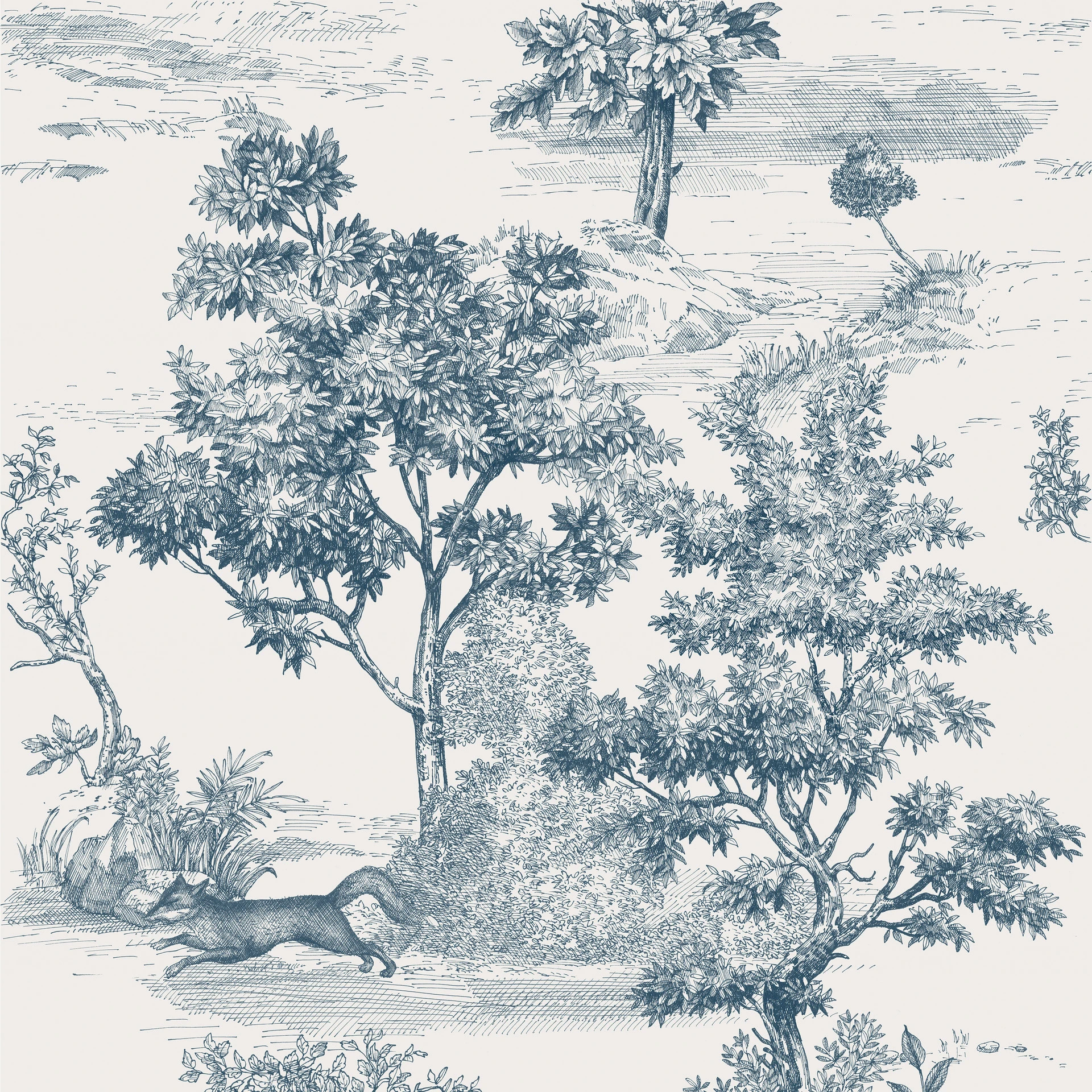 Papier Maison Blue
