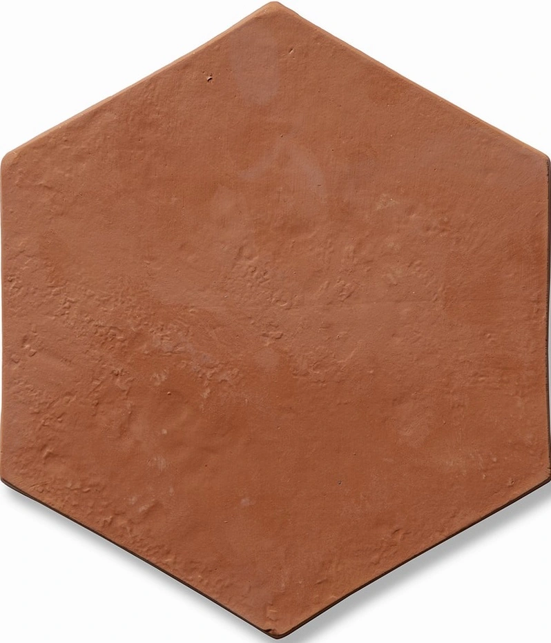 Hand Made Matte Hexagon Terracotta Tile
