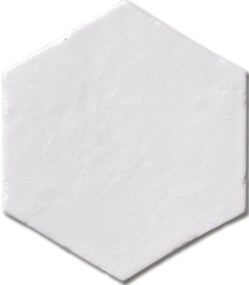 Milos Matte Hexagon 5 Glazed Terracotta Tile