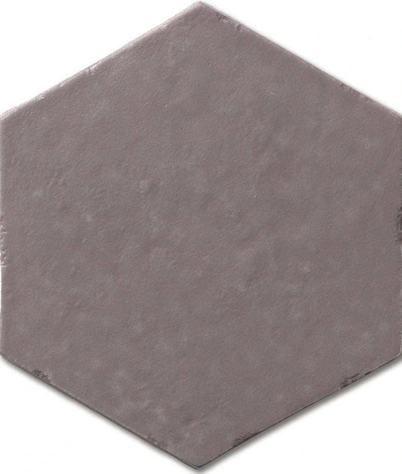 Olympos Matte Hexagon 5 Glazed Terracotta Tile