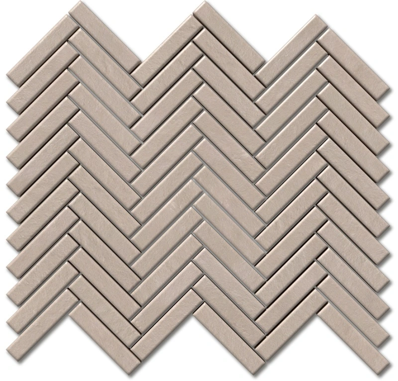 Dunes Matte Herringbone 5/8x3 Glazed Terracotta Mosaic